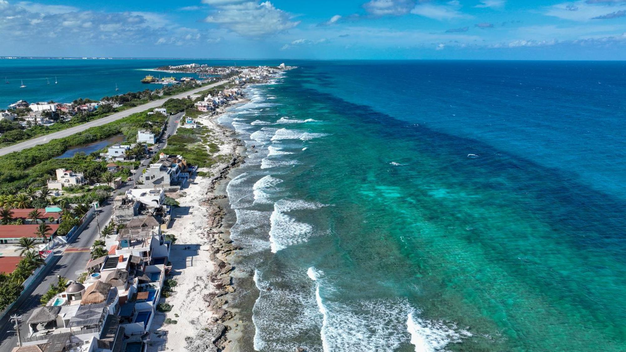 Casa Javi- Ocean Front Located Mid Isla Mujeres Villa Dış mekan fotoğraf