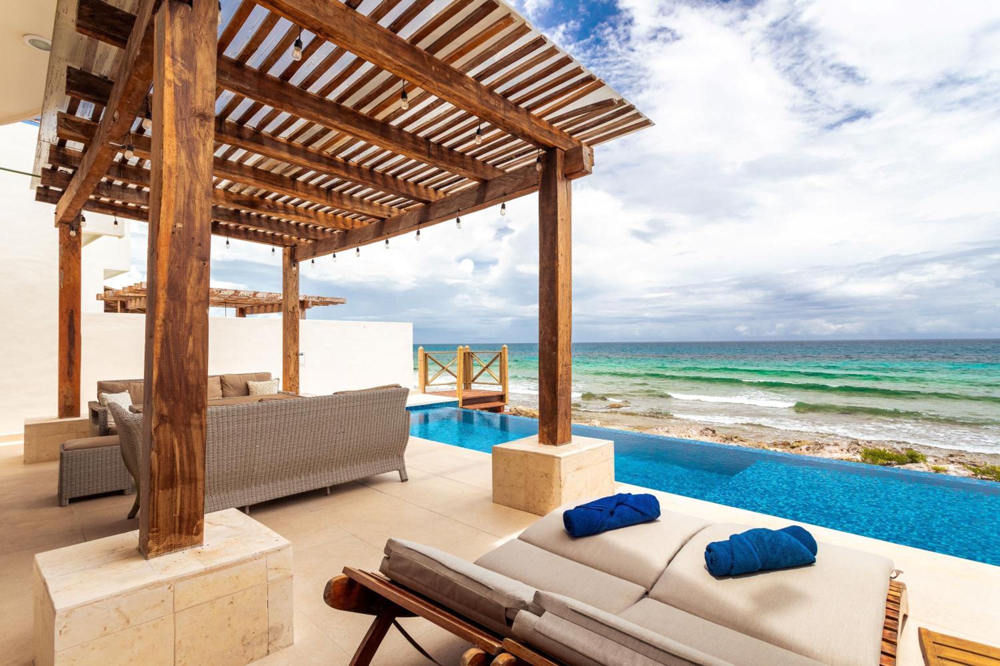 Casa Javi- Ocean Front Located Mid Isla Mujeres Villa Dış mekan fotoğraf