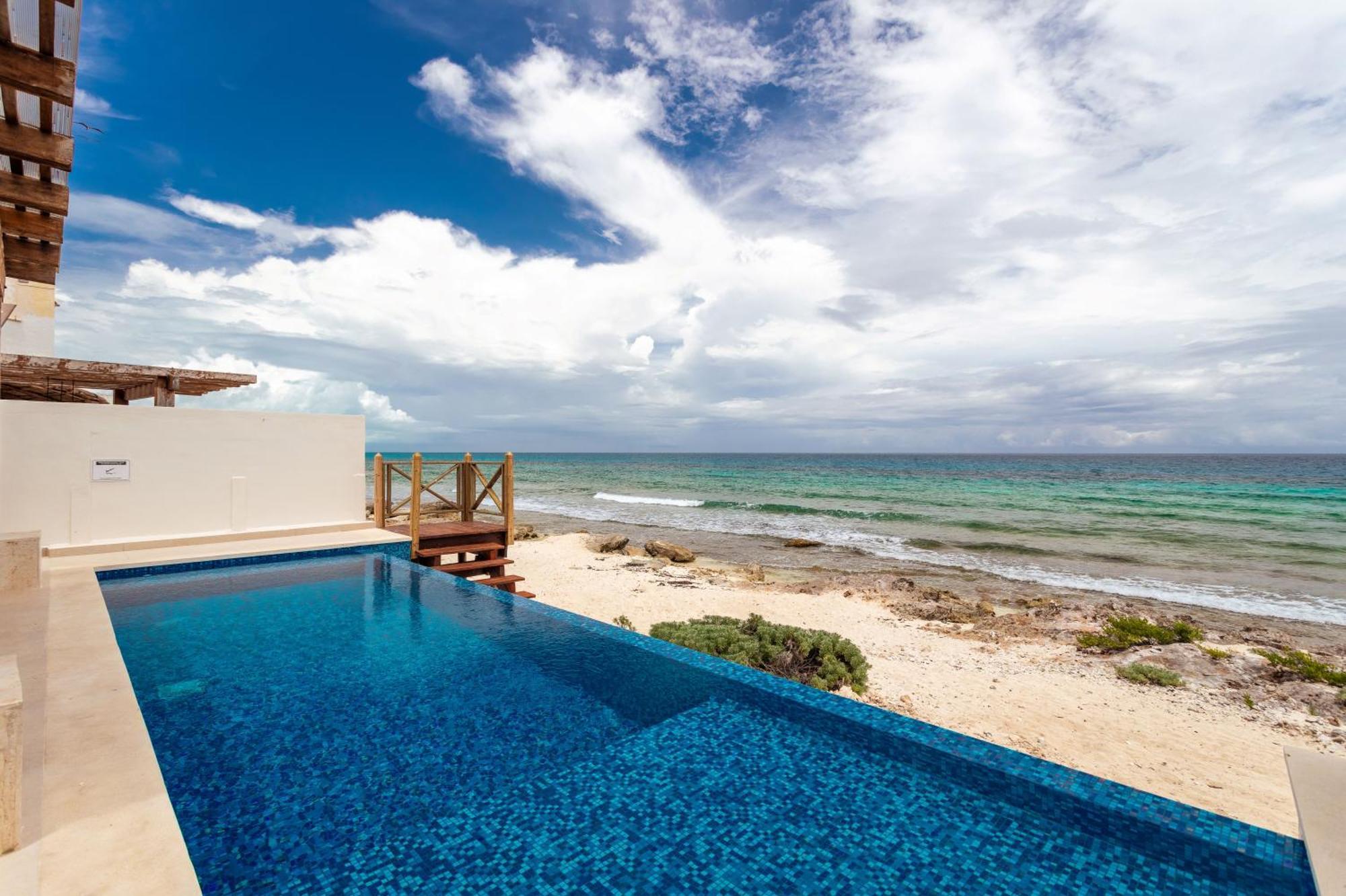 Casa Javi- Ocean Front Located Mid Isla Mujeres Villa Dış mekan fotoğraf