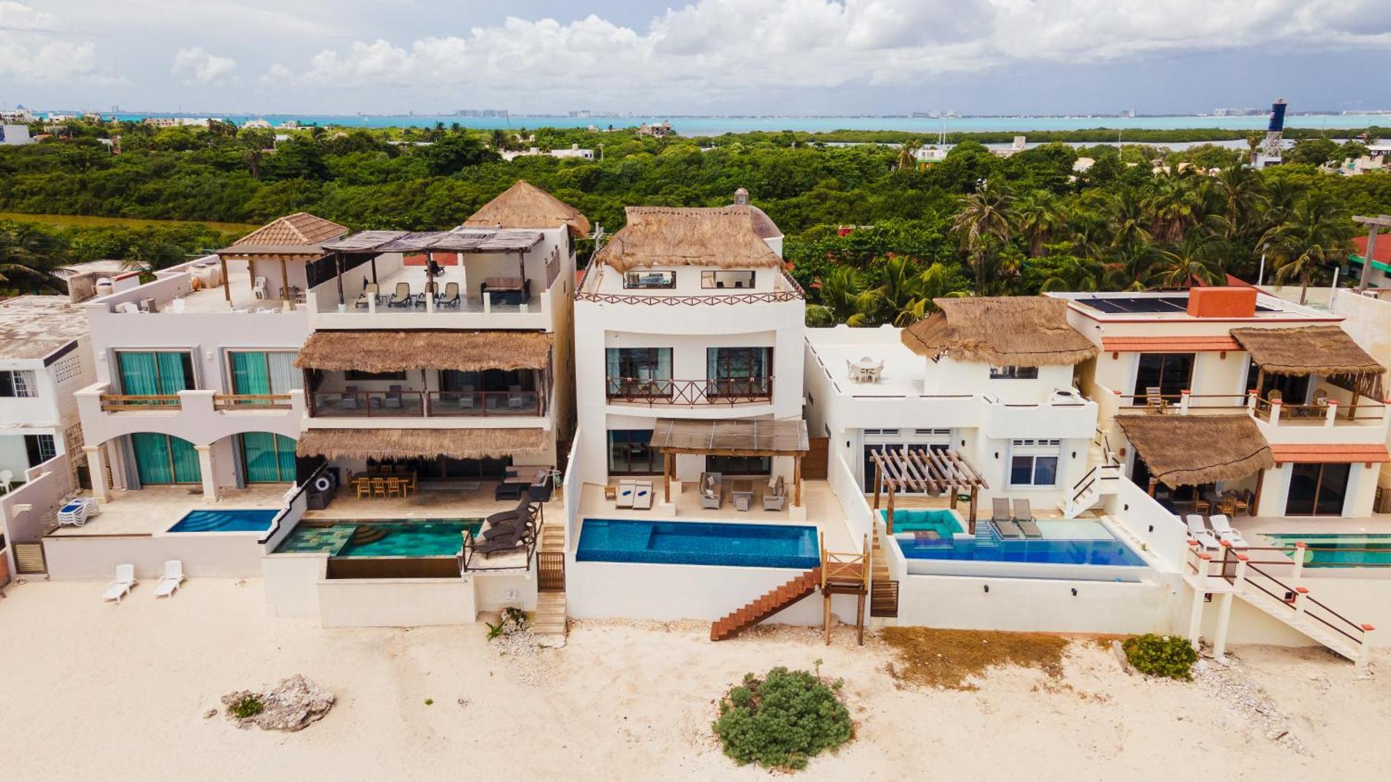 Casa Javi- Ocean Front Located Mid Isla Mujeres Villa Dış mekan fotoğraf