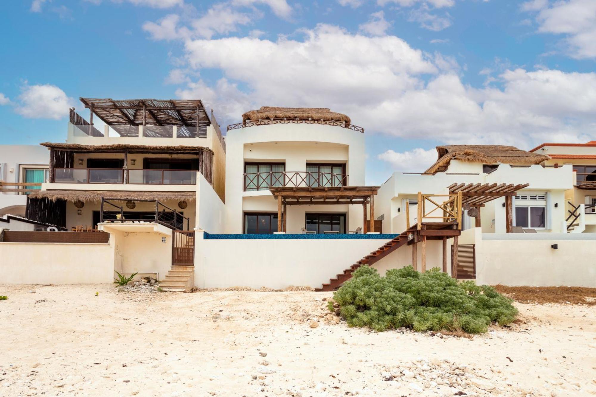 Casa Javi- Ocean Front Located Mid Isla Mujeres Villa Dış mekan fotoğraf
