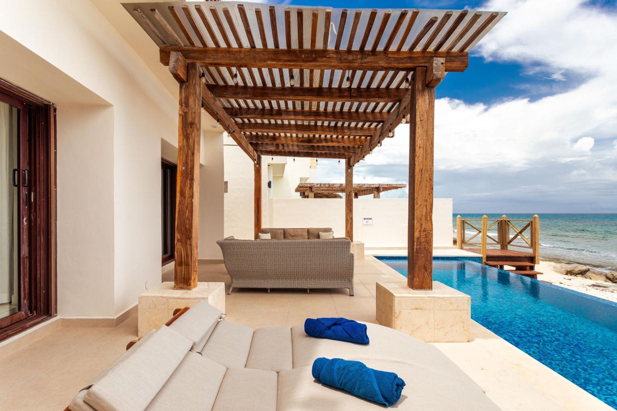 Casa Javi- Ocean Front Located Mid Isla Mujeres Villa Dış mekan fotoğraf