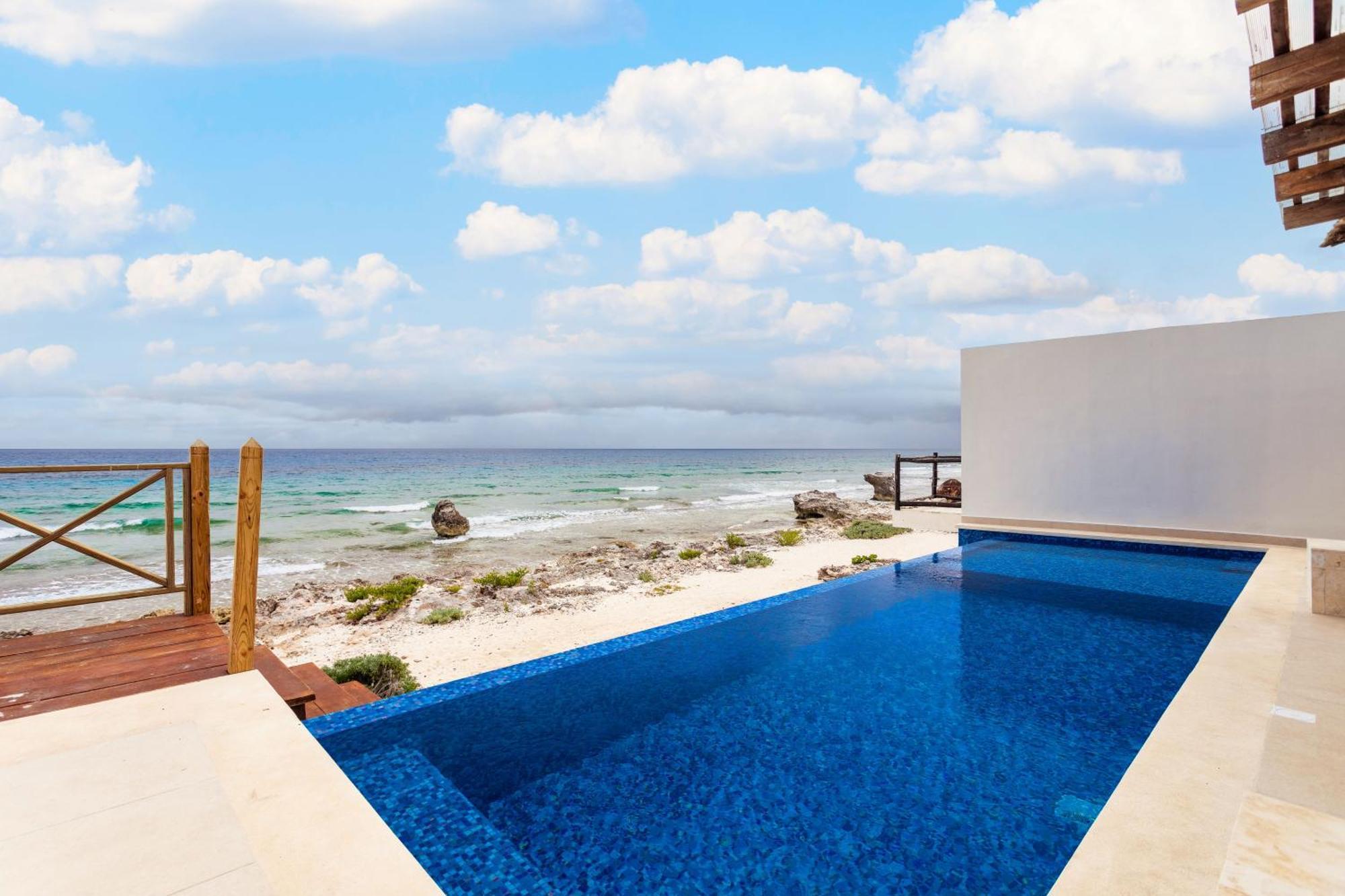 Casa Javi- Ocean Front Located Mid Isla Mujeres Villa Dış mekan fotoğraf