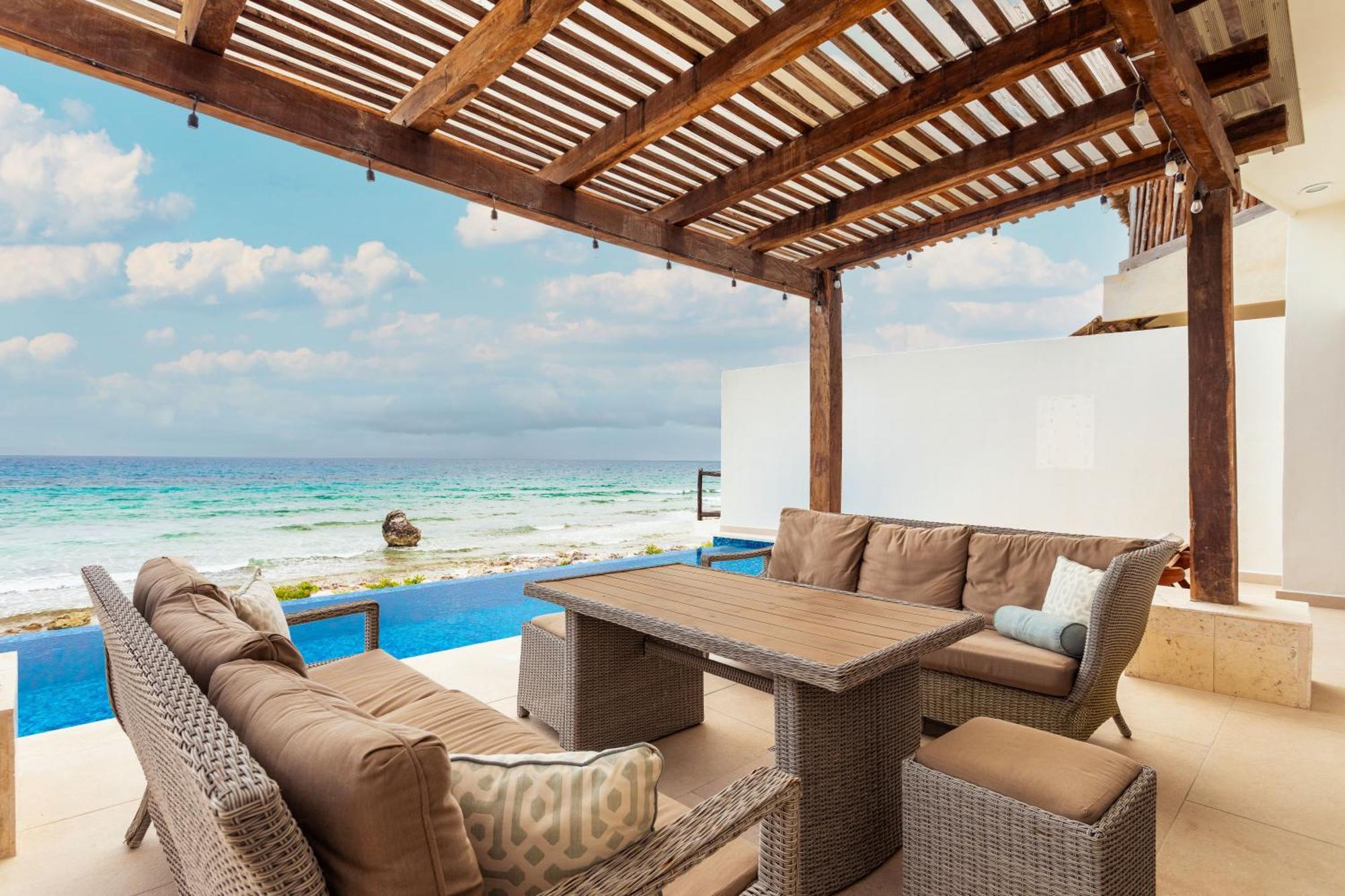 Casa Javi- Ocean Front Located Mid Isla Mujeres Villa Dış mekan fotoğraf